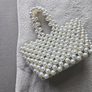 Faux Pearl summer bag